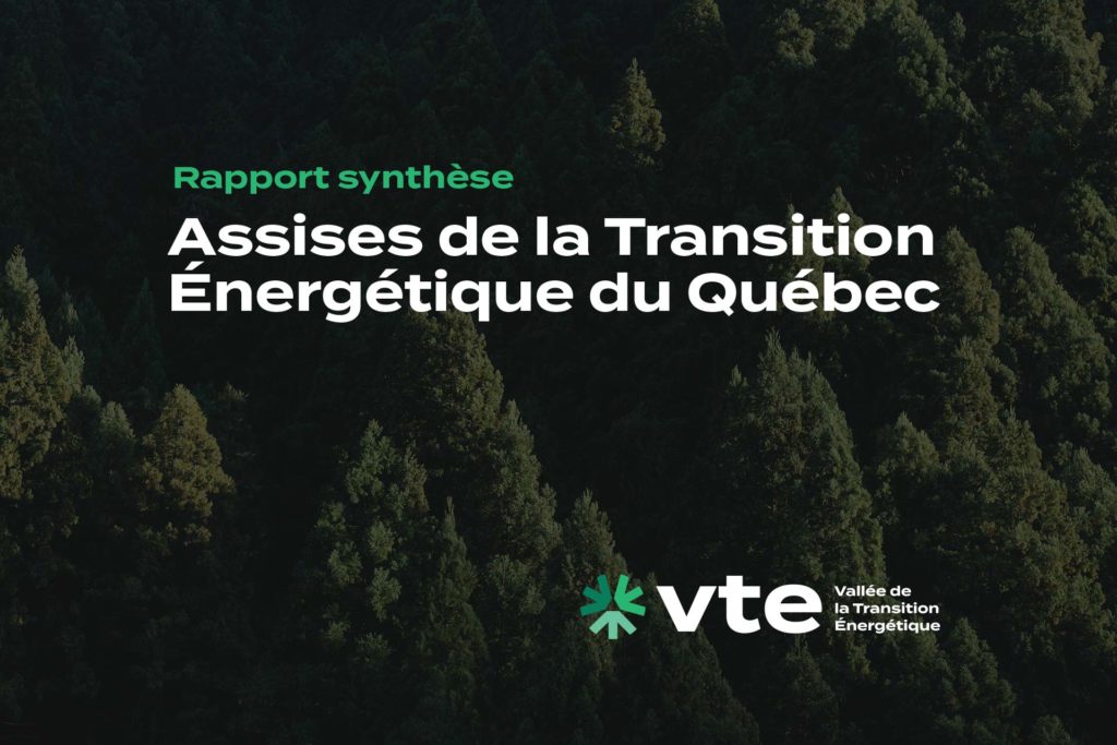 Rapport Synthèse Assises de la Transition Énergétique du Québec
